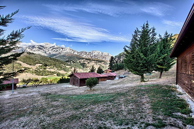 Vista general del albergue