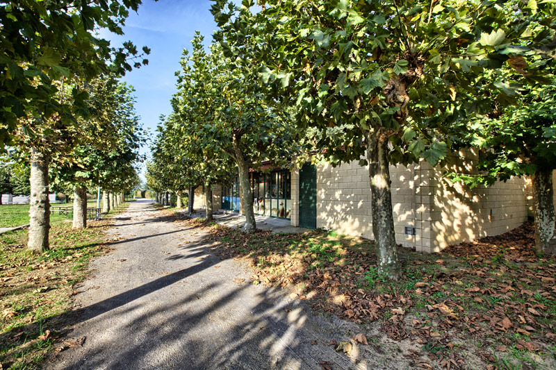 Albergue juvenil Loredo:Fachada principal